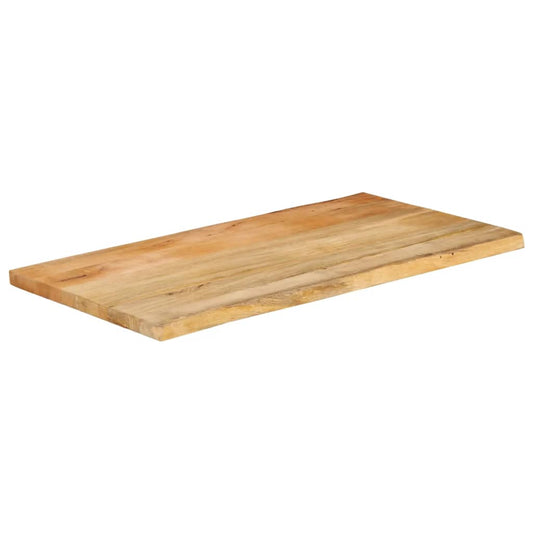 vidaXL Επιφάνεια Τραπεζιού 100x60x2,5 εκ. Live Edge Μασίφ Ξύλο Μάνγκο