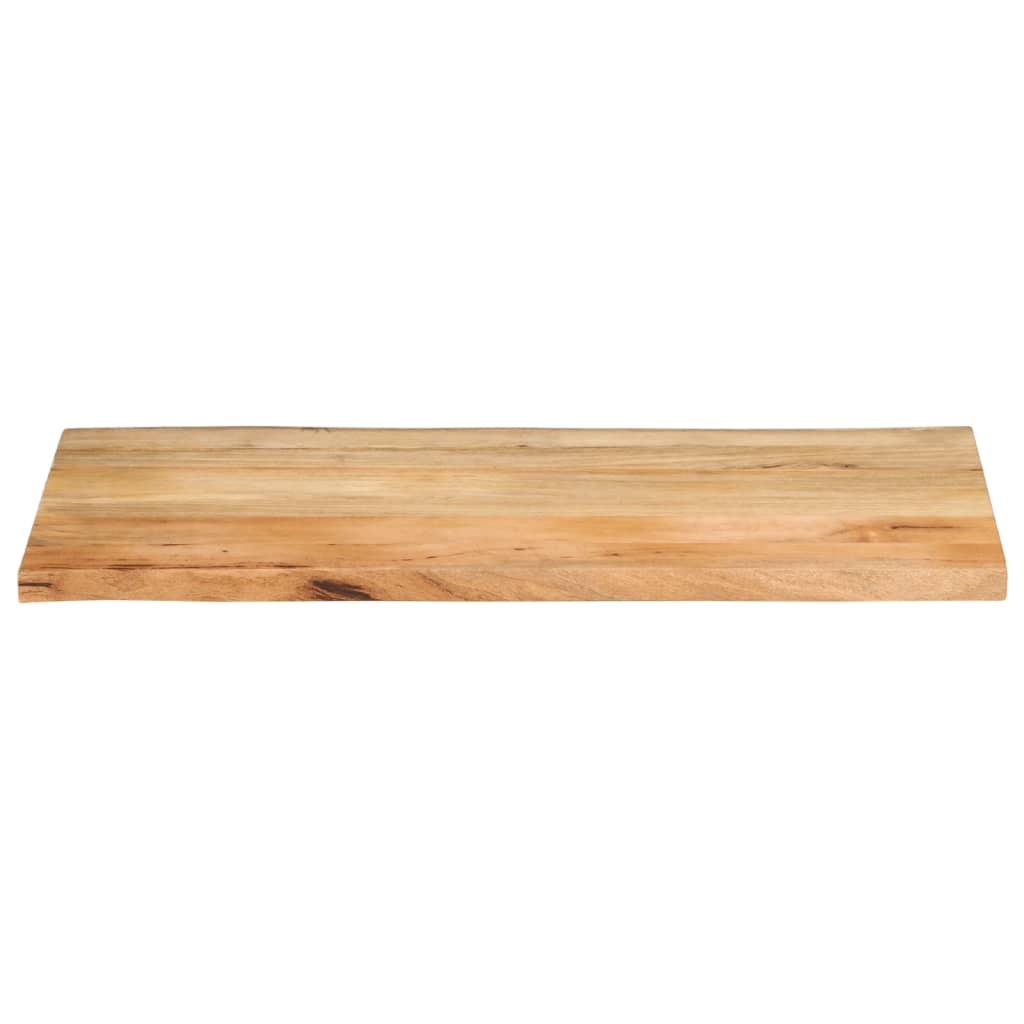 vidaXL Επιφάνεια Τραπεζιού 100x60x2,5 εκ. Live Edge Μασίφ Ξύλο Μάνγκο