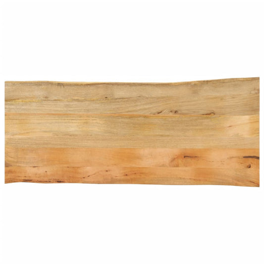 vidaXL Επιφάνεια Τραπεζιού 140x60x2,5 εκ. Live Edge Μασίφ Ξύλο Μάνγκο