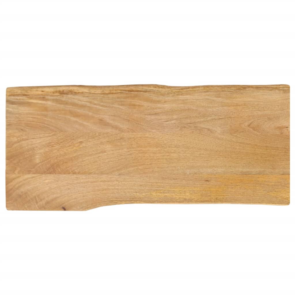 vidaXL Επιφάνεια Τραπεζιού 100x40x3,8 εκ. Live Edge Μασίφ Ξύλο Μάνγκο