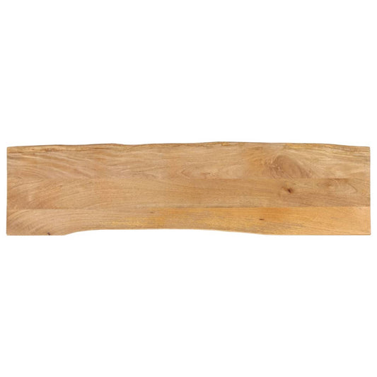 vidaXL Επιφάνεια Τραπεζιού 160x40x3,8 εκ. Live Edge Μασίφ Ξύλο Μάνγκο