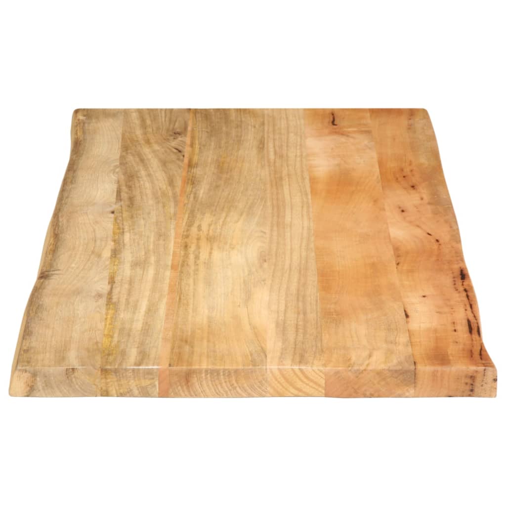 vidaXL Επιφάνεια Τραπεζιού 100x60x3,8 εκ. Live Edge Μασίφ Ξύλο Μάνγκο