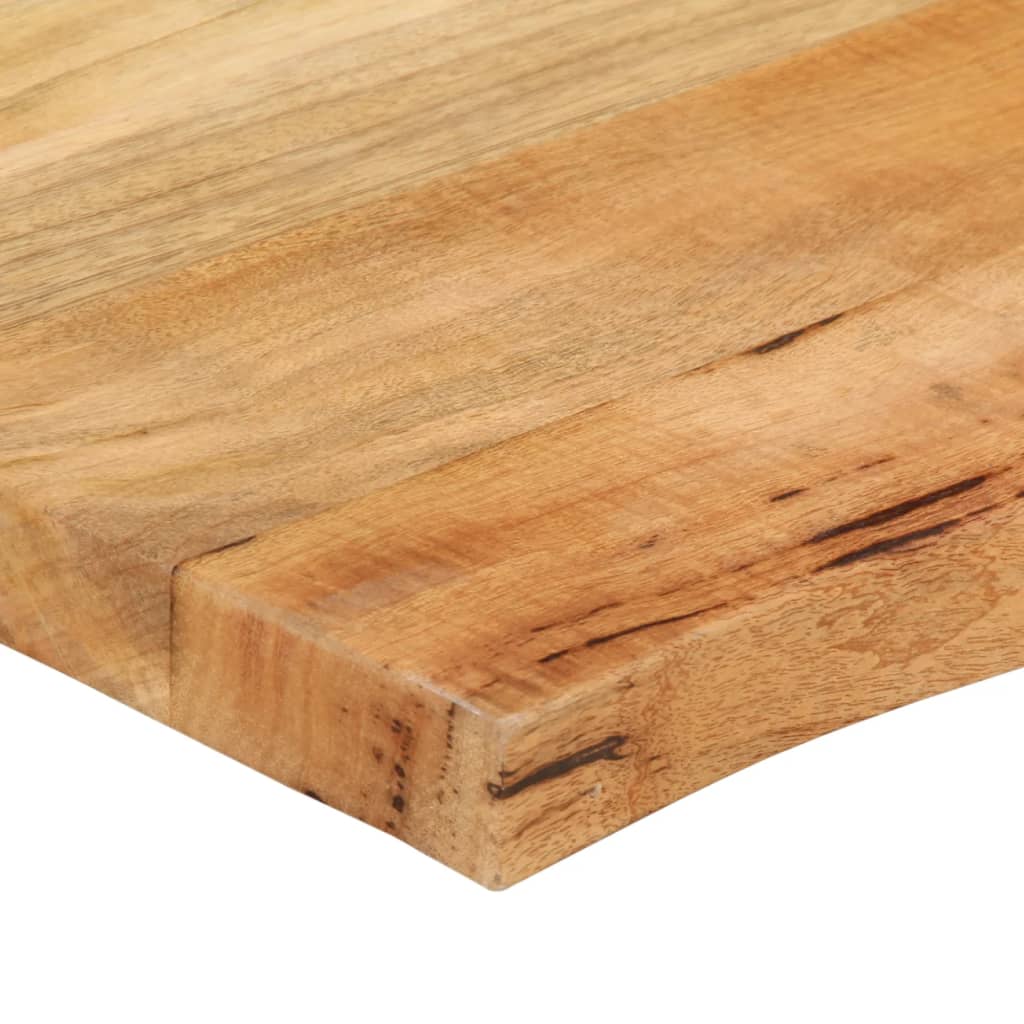 vidaXL Επιφάνεια Τραπεζιού 100x60x3,8 εκ. Live Edge Μασίφ Ξύλο Μάνγκο