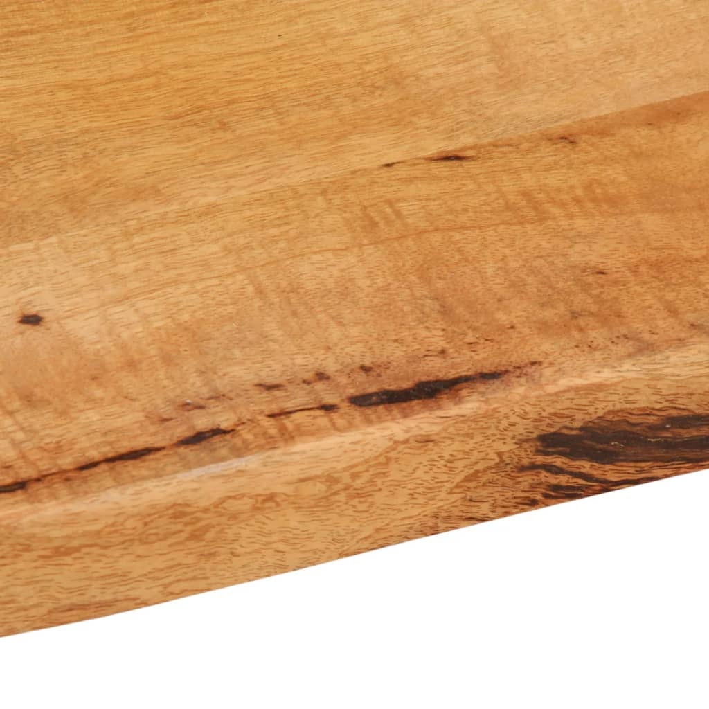 vidaXL Επιφάνεια Τραπεζιού 100x60x3,8 εκ. Live Edge Μασίφ Ξύλο Μάνγκο