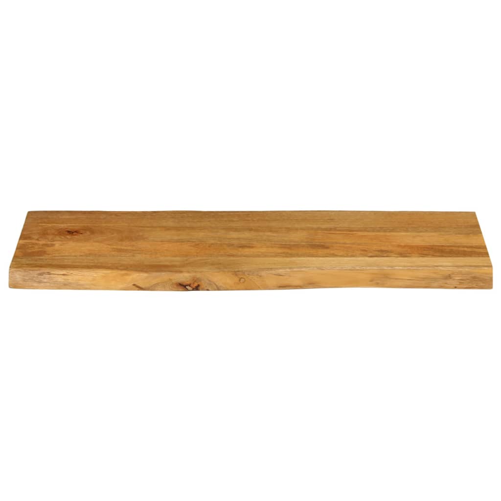 vidaXL Επιφάνεια Τραπεζιού 90x40x2,5 εκ. Live Edge Μασίφ Ξύλο Μάνγκο