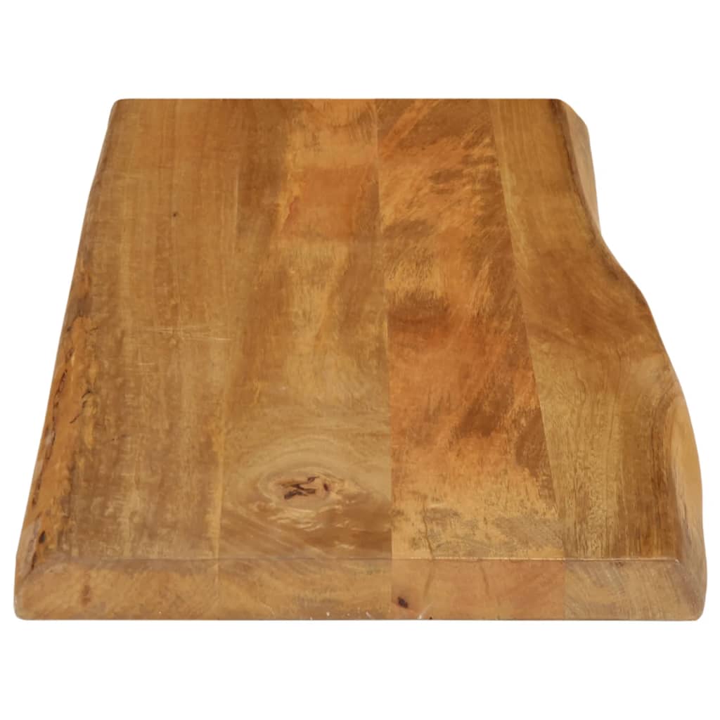 vidaXL Επιφάνεια Τραπεζιού 90x40x2,5 εκ. Live Edge Μασίφ Ξύλο Μάνγκο