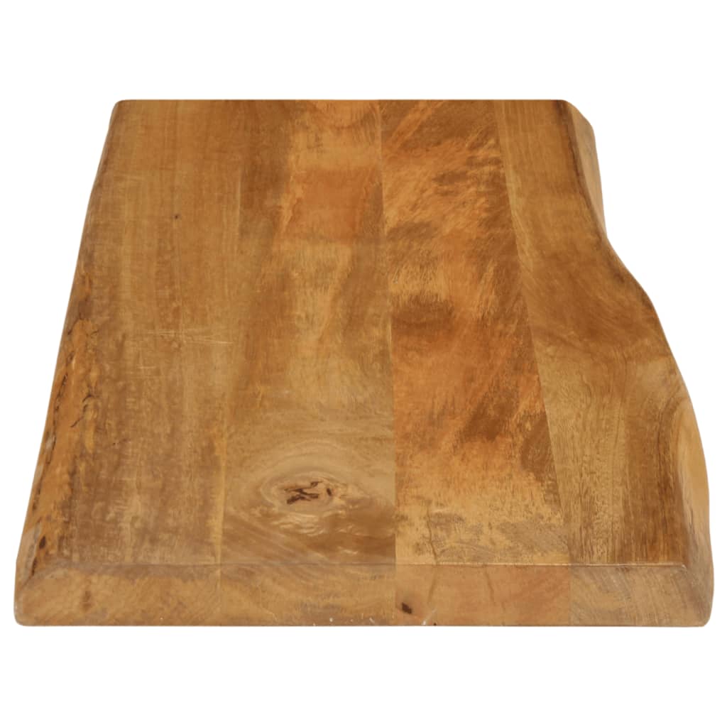 vidaXL Επιφάνεια Τραπεζιού 80x40x3,8 εκ. Live Edge Μασίφ Ξύλο Μάνγκο
