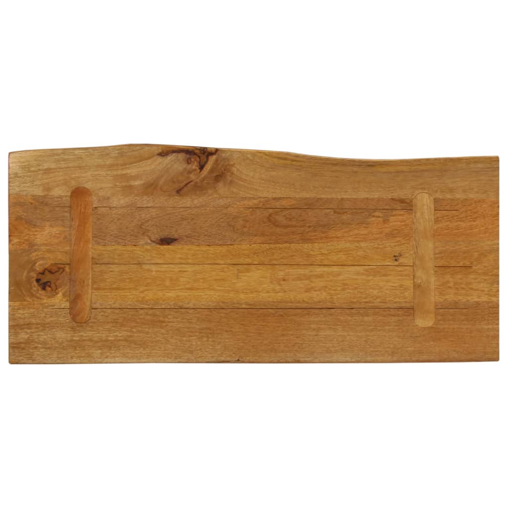 vidaXL Επιφάνεια Τραπεζιού 80x40x3,8 εκ. Live Edge Μασίφ Ξύλο Μάνγκο