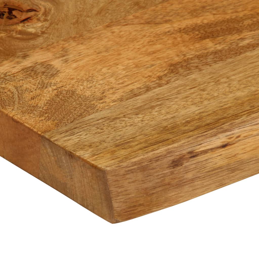 vidaXL Επιφάνεια Τραπεζιού 80x40x3,8 εκ. Live Edge Μασίφ Ξύλο Μάνγκο