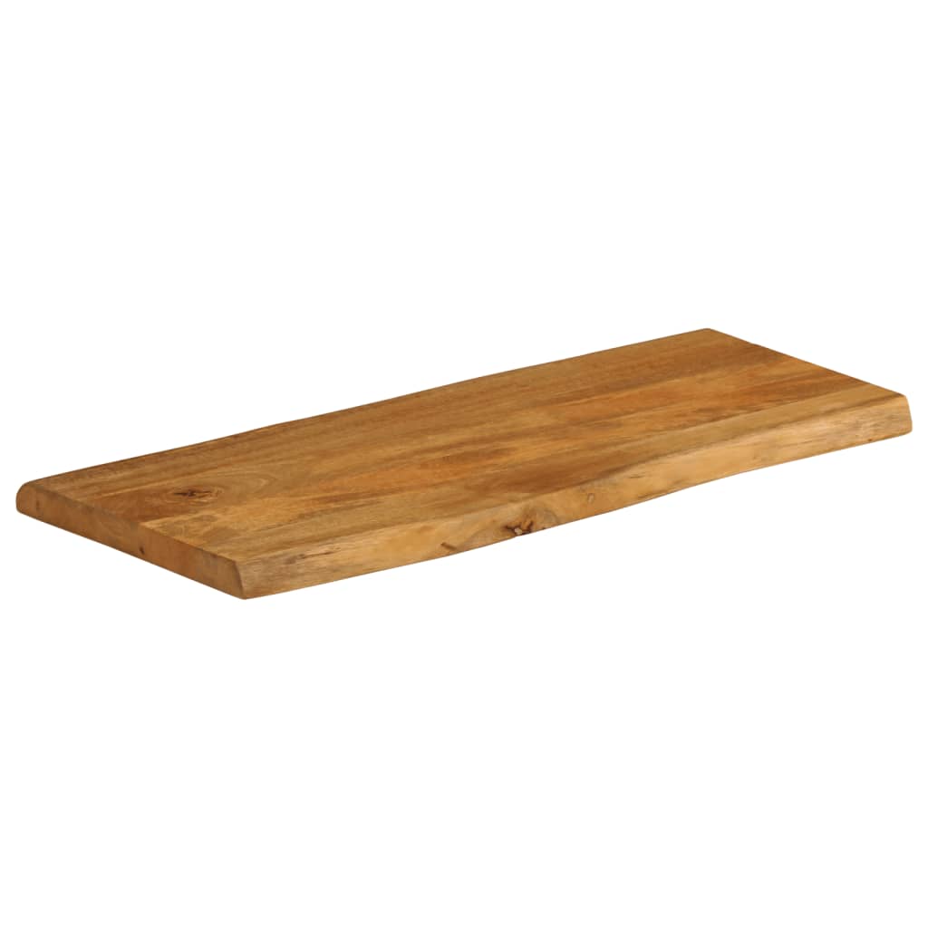 vidaXL Επιφάνεια Τραπεζιού 100x40x3,8 εκ. Live Edge Μασίφ Ξύλο Μάνγκο