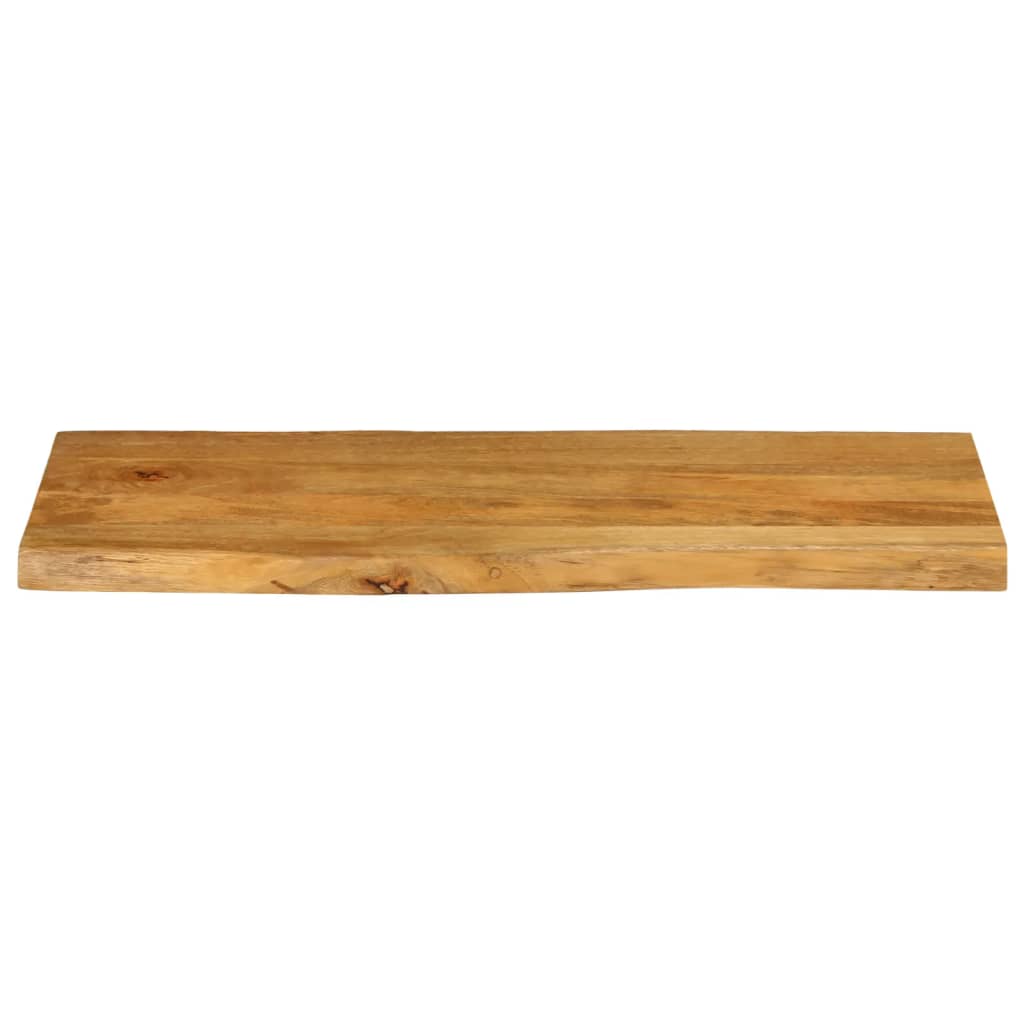 vidaXL Επιφάνεια Τραπεζιού 100x40x3,8 εκ. Live Edge Μασίφ Ξύλο Μάνγκο
