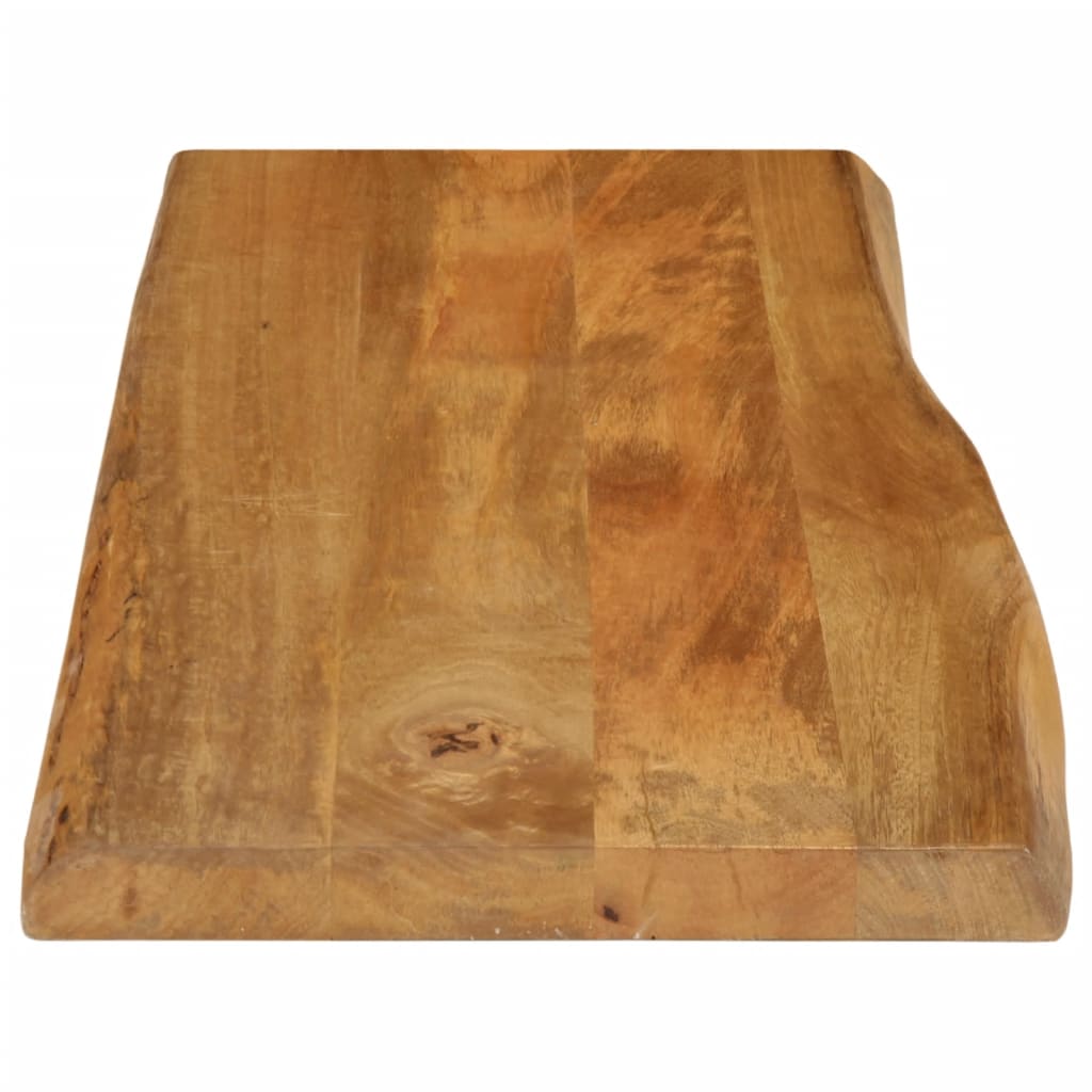 vidaXL Επιφάνεια Τραπεζιού 100x40x3,8 εκ. Live Edge Μασίφ Ξύλο Μάνγκο