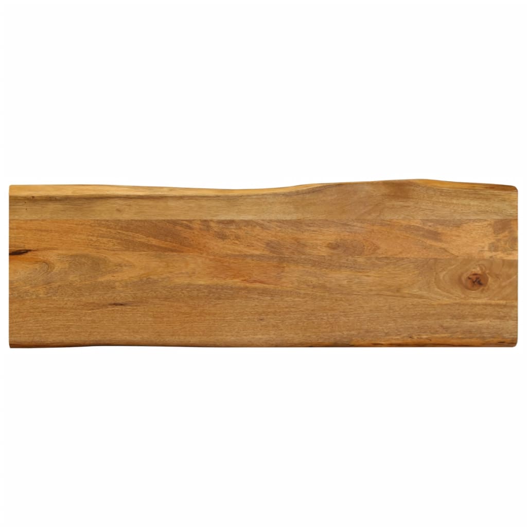 vidaXL Επιφάνεια Τραπεζιού 140x40x3,8 εκ. Live Edge Μασίφ Ξύλο Μάνγκο
