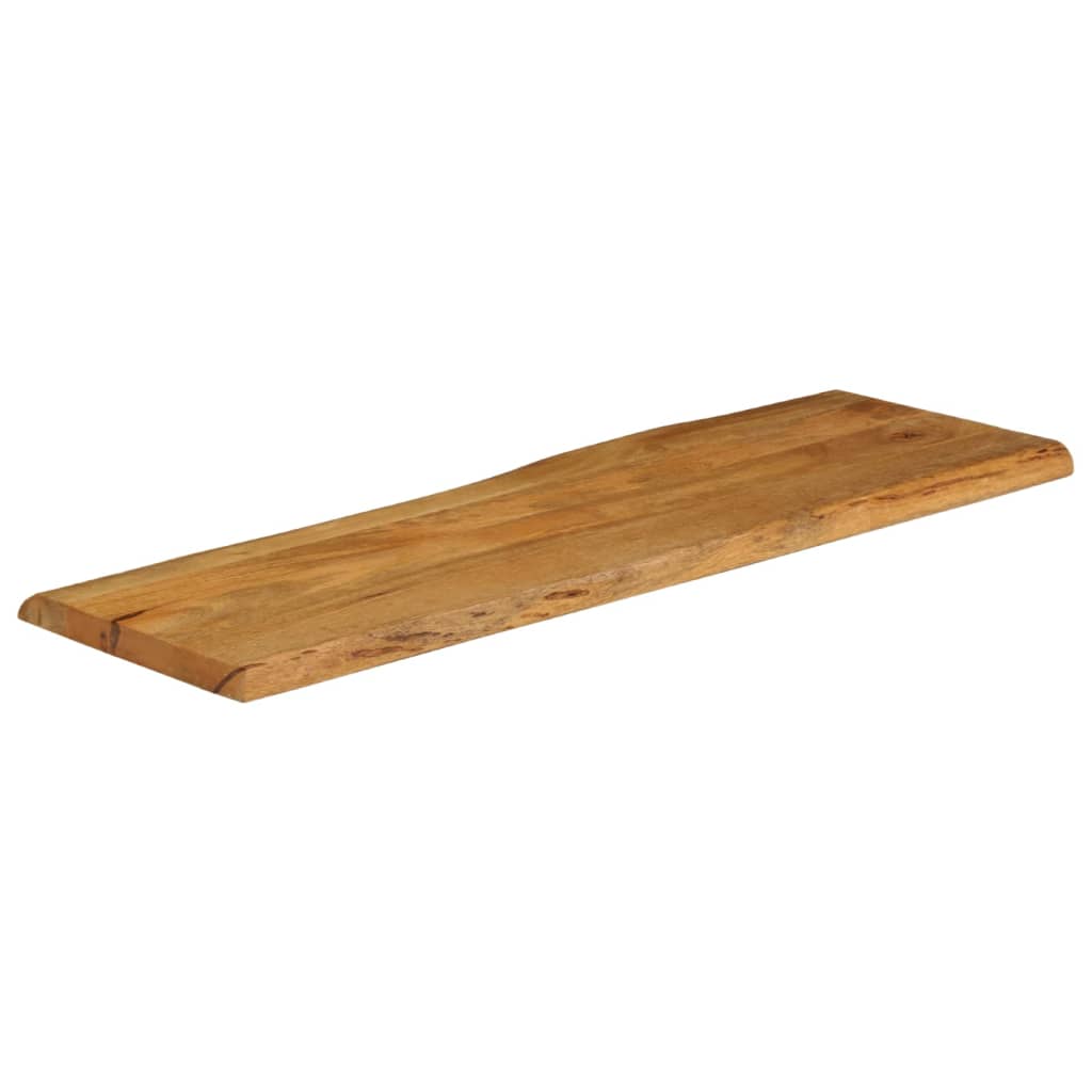 vidaXL Επιφάνεια Τραπεζιού 140x40x3,8 εκ. Live Edge Μασίφ Ξύλο Μάνγκο