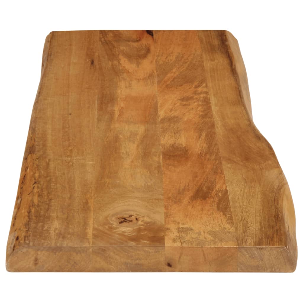 vidaXL Επιφάνεια Τραπεζιού 140x40x3,8 εκ. Live Edge Μασίφ Ξύλο Μάνγκο