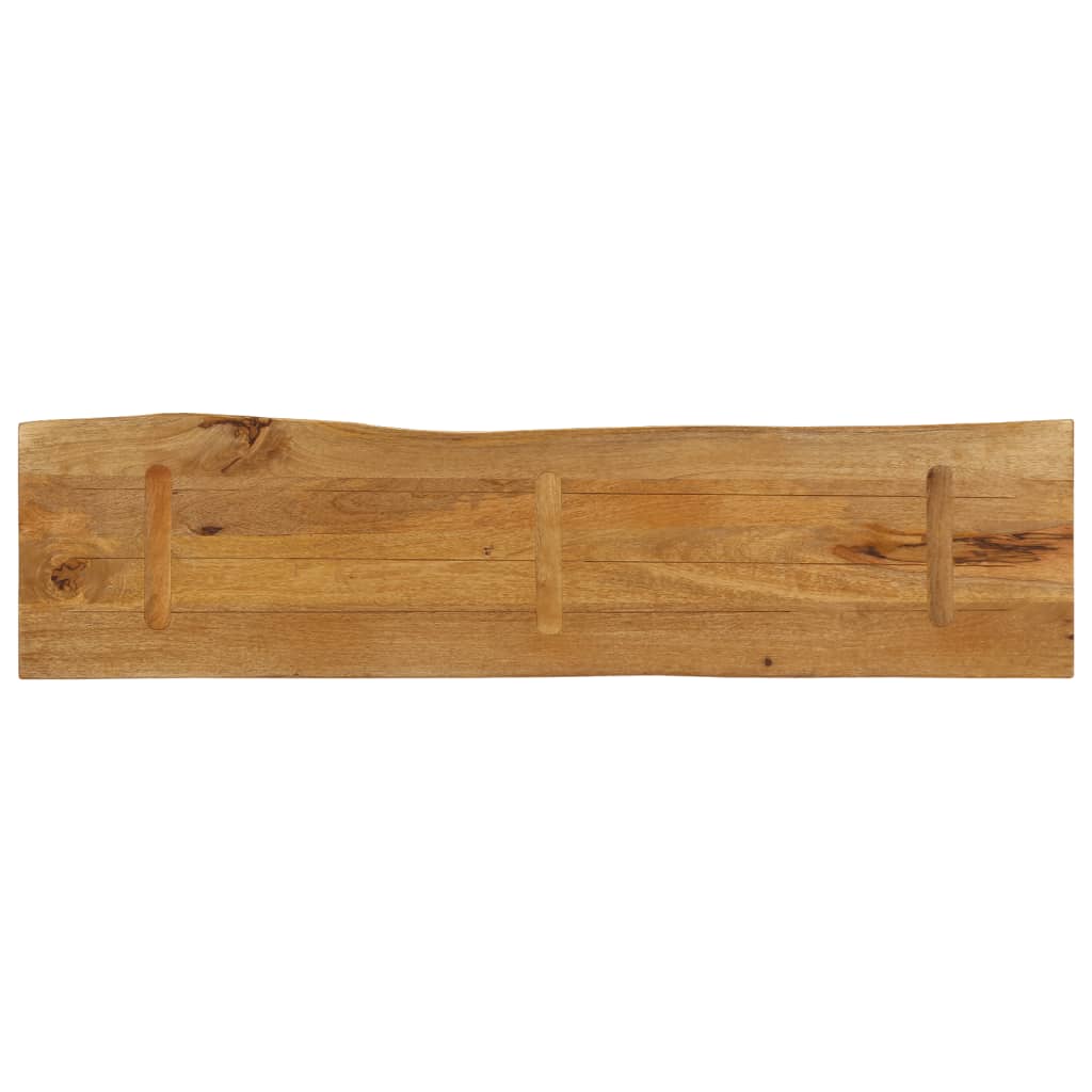 vidaXL Επιφάνεια Τραπεζιού 160x40x3,8 εκ. Live Edge Μασίφ Ξύλο Μάνγκο