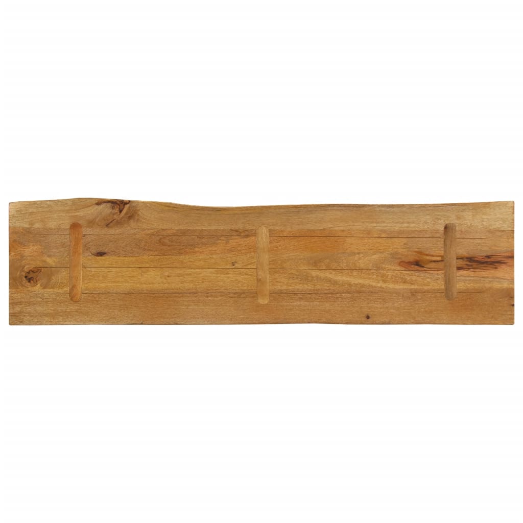 vidaXL Επιφάνεια Τραπεζιού 180x40x3,8 εκ. Live Edge Μασίφ Ξύλο Μάνγκο