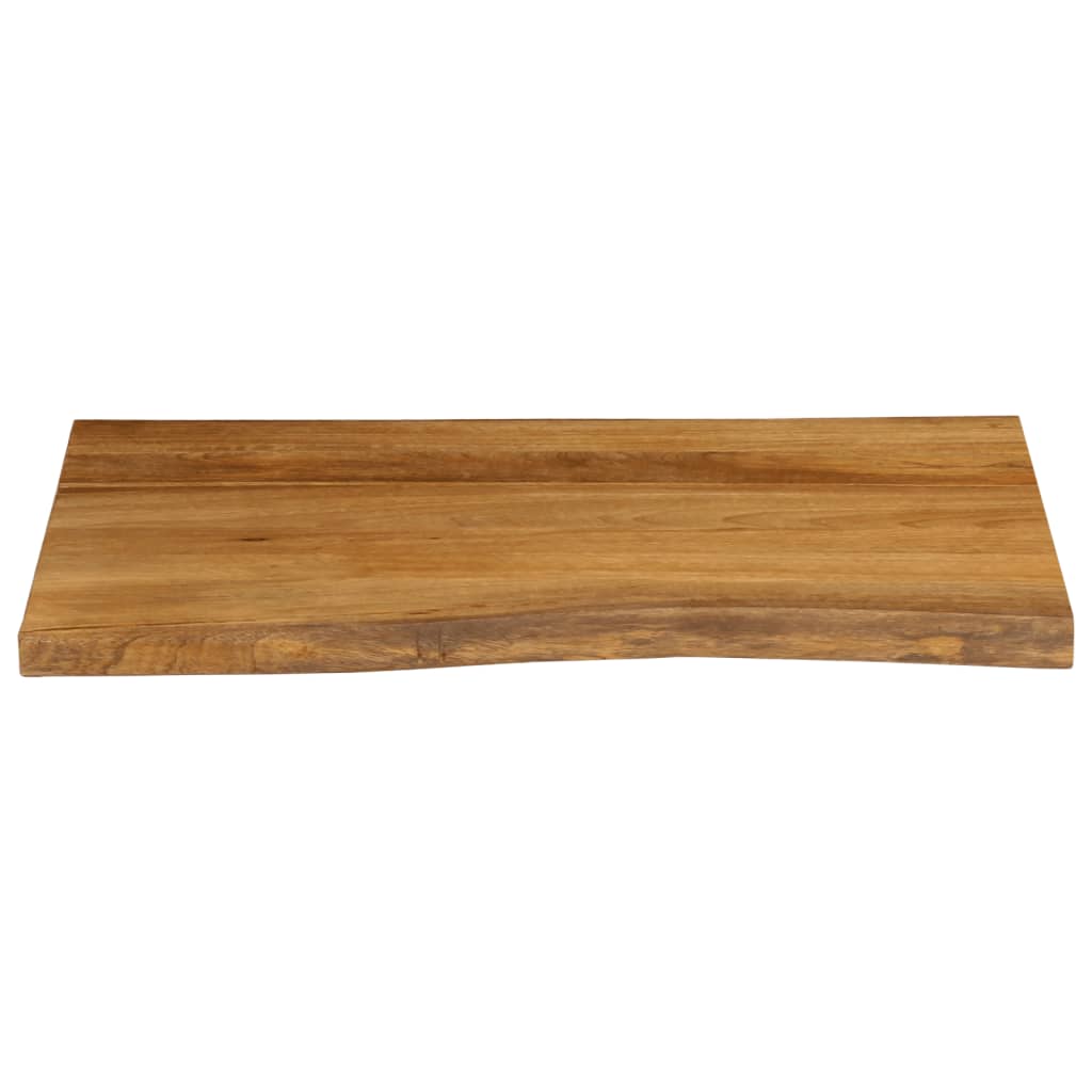 vidaXL Επιφάνεια Τραπεζιού 90x60x3,8 εκ. Live Edge Μασίφ Ξύλο Μάνγκο