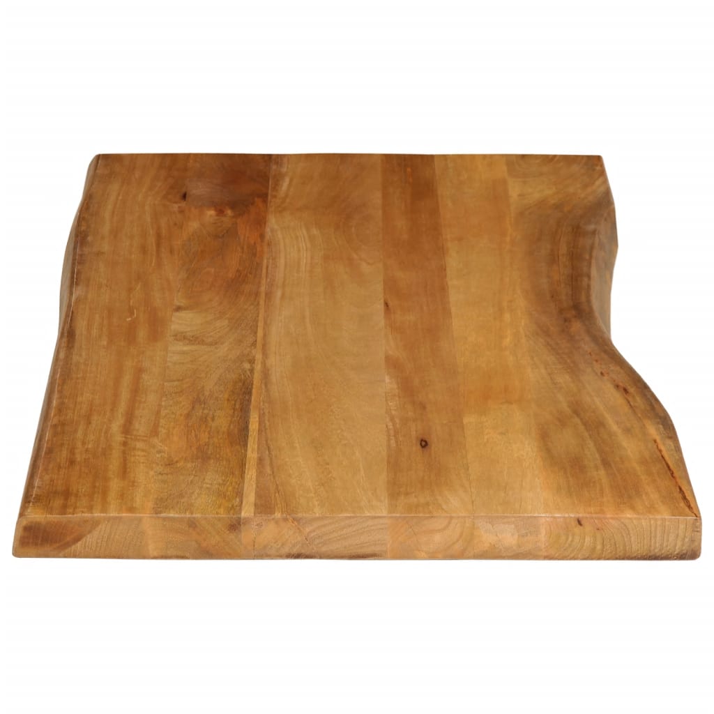 vidaXL Επιφάνεια Τραπεζιού 110x60x3,8 εκ. Live Edge Μασίφ Ξύλο Μάνγκο