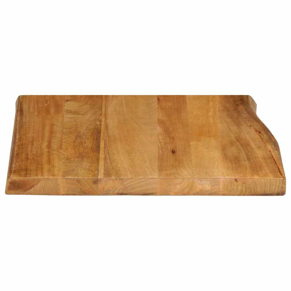 vidaXL Επιφάνεια Τραπεζιού 80x80x3,8 εκ. Live Edge Μασίφ Ξύλο Μάνγκο