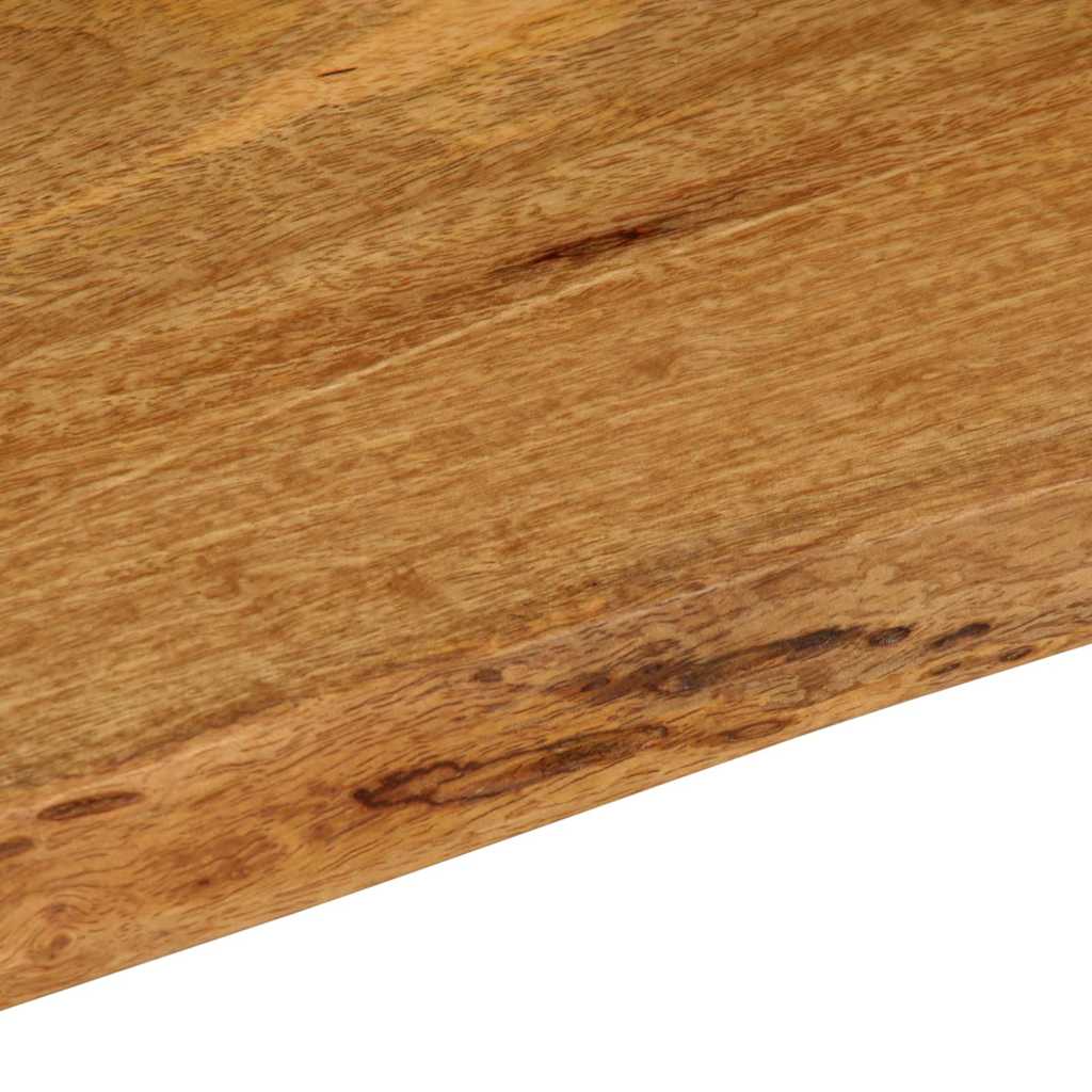 vidaXL Επιφάνεια Τραπεζιού 80x80x3,8 εκ. Live Edge Μασίφ Ξύλο Μάνγκο