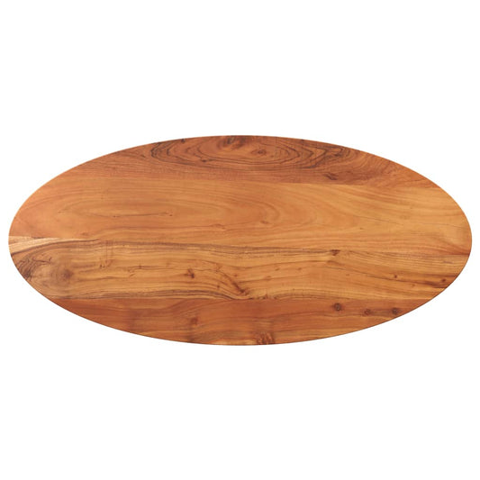 vidaXL Επιφάνεια Τραπεζιού Οβάλ 110x40x3,8 εκ. Μασίφ Ξύλο Ακακίας