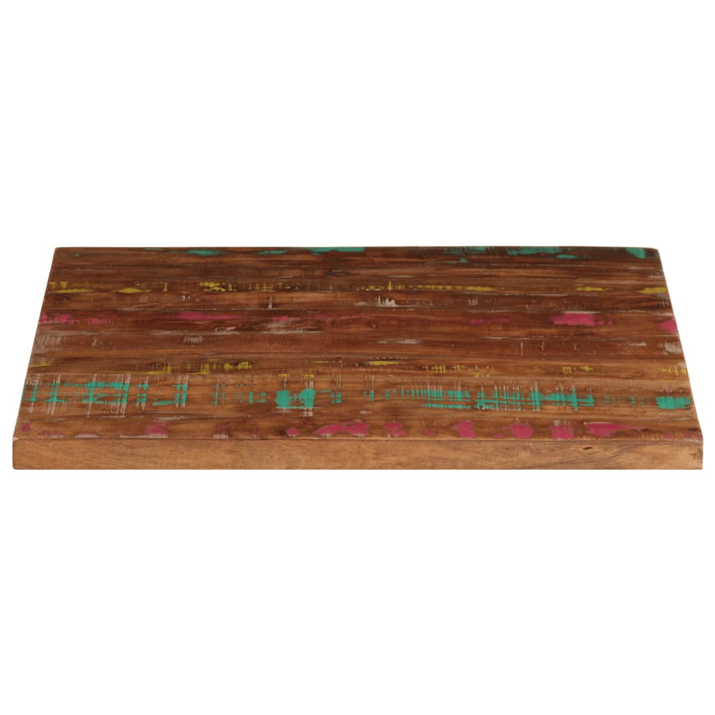 vidaXL Επιτραπέζιο 80x80x1,5 cm τετράγωνο στερεό ξύλο αναγεννημένο