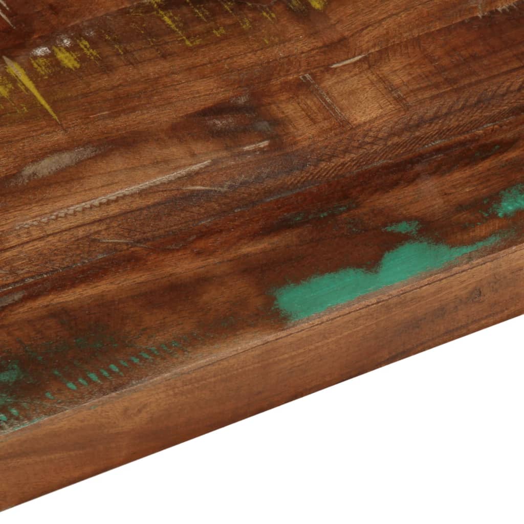 vidaXL Επιτραπέζιο 80x80x1,5 cm τετράγωνο στερεό ξύλο αναγεννημένο