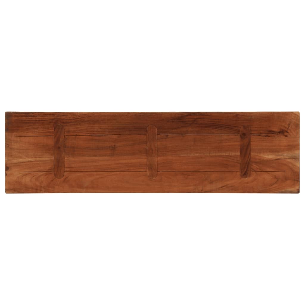 vidaXL Επιφάνεια Τραπεζιού Ορθογώνια 120x30x3,8 εκ. Ανακυκλωμένο Ξύλο