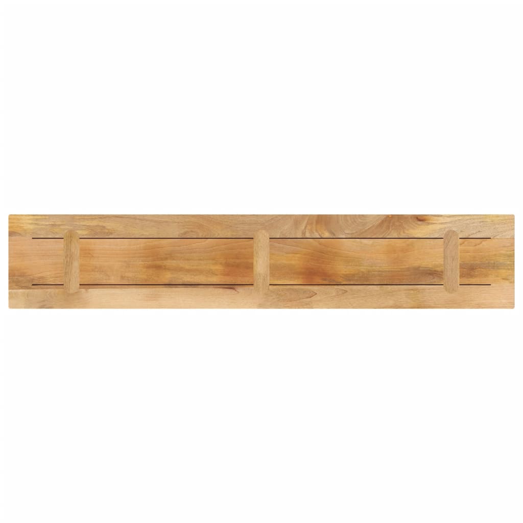 vidaXL Επιφάνεια Τραπεζιού Ορθογώνια 140x20x2,5 εκ. Μασίφ Ξύλο Μάνγκο