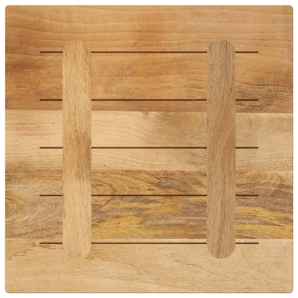vidaXL Επιφάνεια Τραπεζιού Τετράγωνη 60x60x1,5 εκ. Μασίφ Ξύλο Μάνγκο