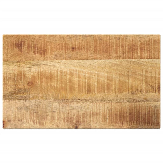 vidaXL Επιφάνεια Τραπεζιού Ορθογώνια 50x40x3,8 εκ. από Μασίφ Ξύλο και Ακατέργαστο Μάνγκο