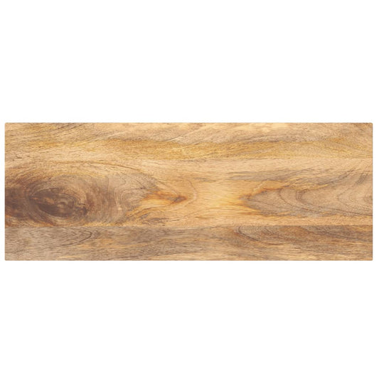vidaXL Επιφάνεια Τραπεζιού Ορθογώνια 80x20x2,5 εκ. Μασίφ Ξύλο Μάνγκο