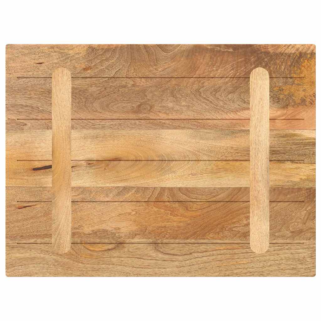 vidaXL Επιτραπέζια επιφάνεια 90x70x2,5 cm Ορθογώνια από μασίφ ξύλο