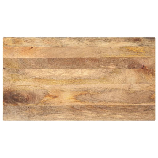 vidaXL Επιφάνεια Τραπεζιού Ορθογώνια 100x70x3,8 εκ. Μασίφ Ξύλο Μάνγκο