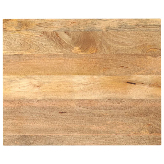 vidaXL Επιφάνεια Τραπεζιού Ορθογώνια 100x80x3,8 εκ. Μασίφ Ξύλο Μάνγκο