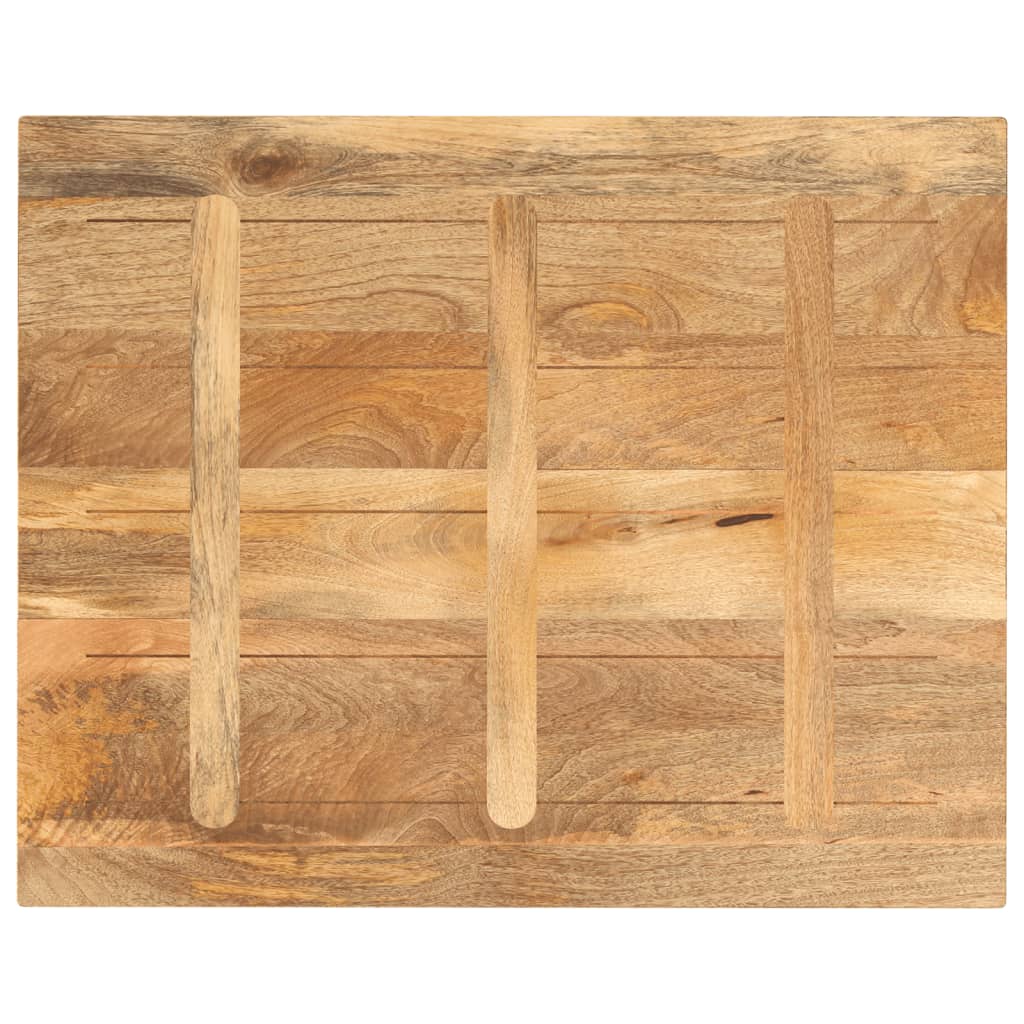 vidaXL Επιφάνεια Τραπεζιού Ορθογώνια 100x80x3,8 εκ. Μασίφ Ξύλο Μάνγκο