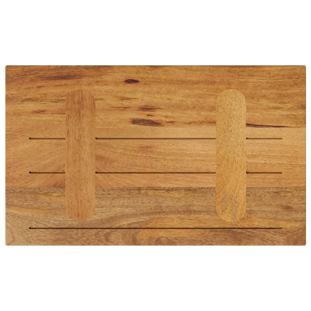 vidaXL Επιφάνεια Τραπεζιού Ορθογώνια 50x40x2,5 εκ. Μασίφ Ξύλο Μάνγκο