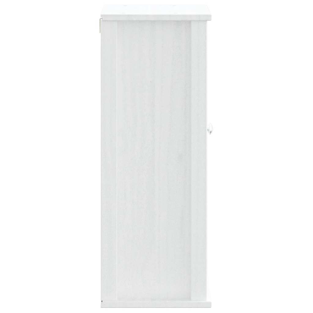 vidaXL Ντουλάπι Μπάνιου Επιτοίχιο BERG Λευκό 40x27x71,5 εκ Μασίφ Πεύκο