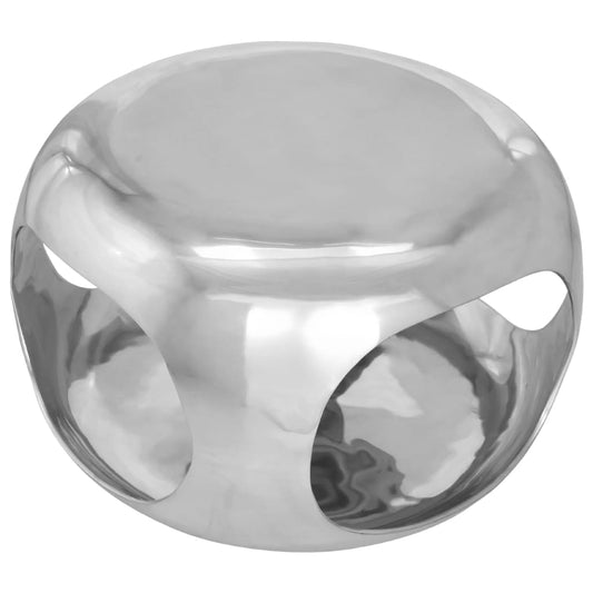 vidaXL Τραπεζάκι Σαλονιού Ασημί 50 x 50 x 30 εκ. από Αλουμίνιο