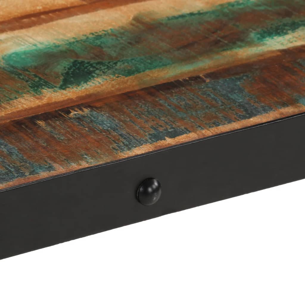 vidaXL Τραπεζάκι Σαλονιού+Ροδάκια 100x55x26εκ Μασίφ Ανακυκλωμένο Ξύλο