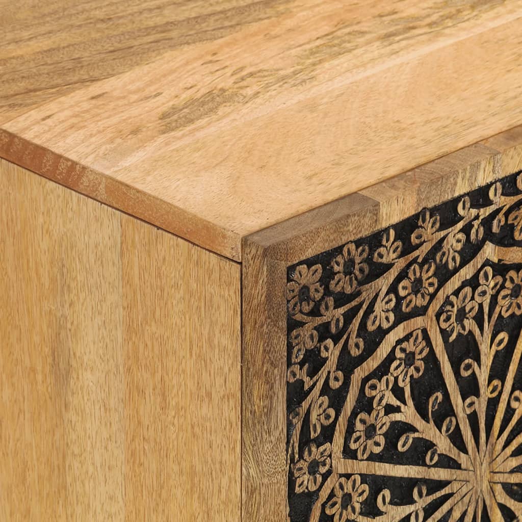 vidaXL Έπιπλο Τηλεόρασης 105 x 33 x 46 εκ. από Μασίφ Ξύλο Μάνγκο