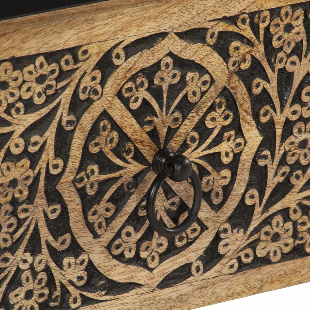 vidaXL Έπιπλο Τηλεόρασης 70 x 33 x 46 εκ. από Μασίφ Ξύλο Μάνγκο