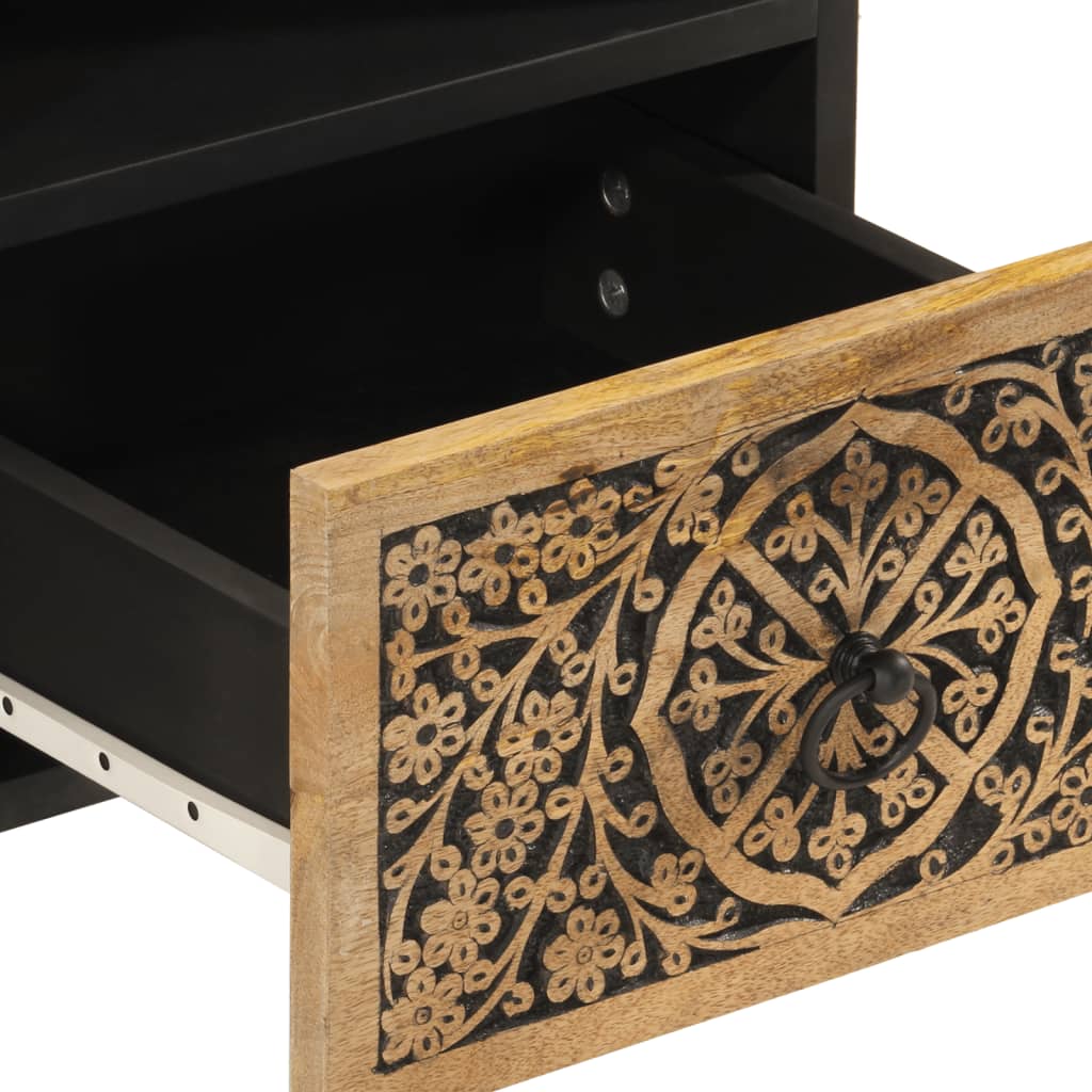 vidaXL Έπιπλο Τηλεόρασης 70 x 33 x 46 εκ. από Μασίφ Ξύλο Μάνγκο