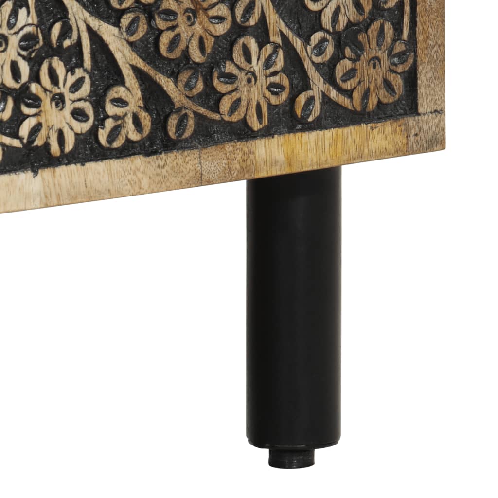 vidaXL Βοηθητικό Ντουλάπι 60 x 33 x 75 εκ. από Μασίφ Ξύλο Μάνγκο