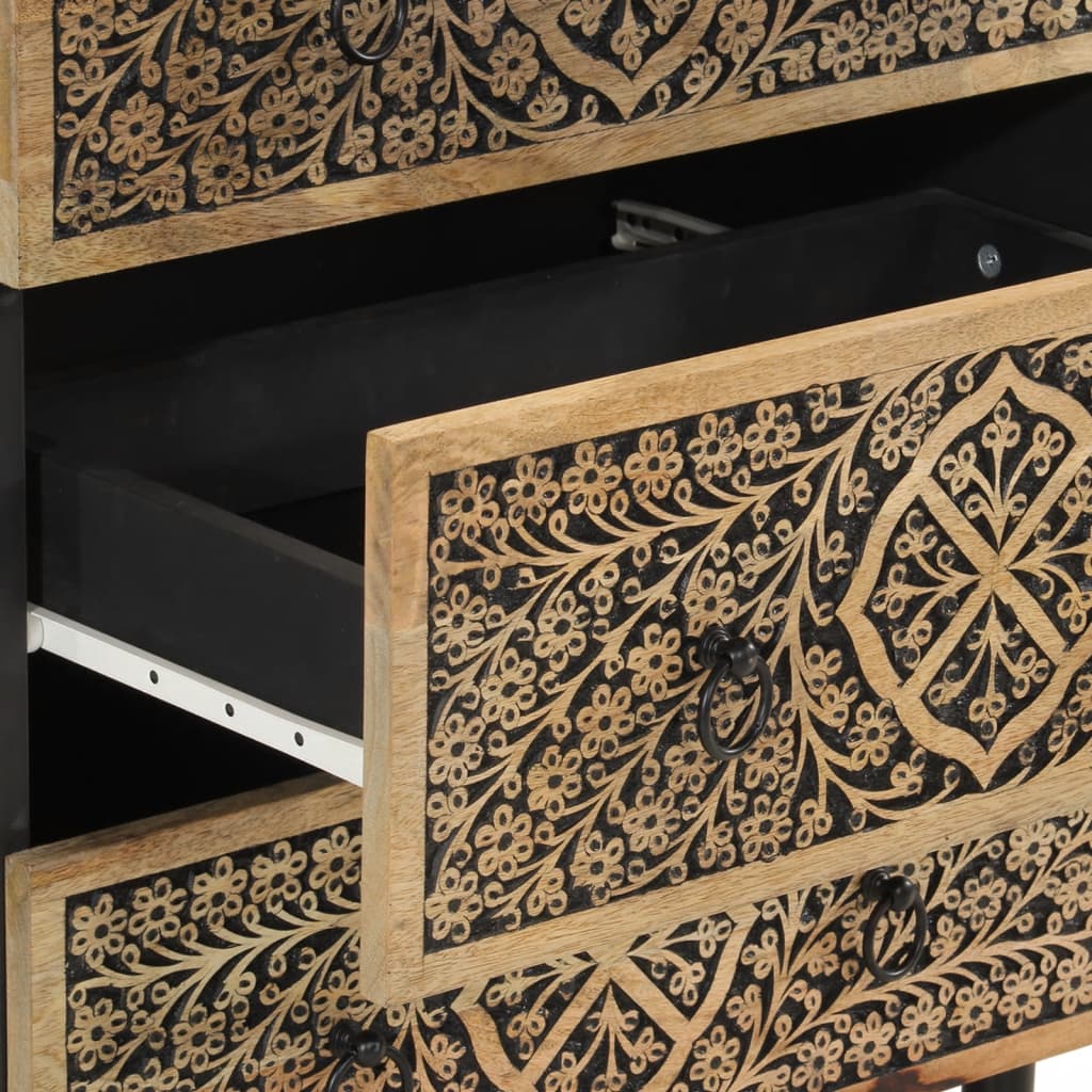 vidaXL Βοηθητικό Ντουλάπι 60 x 33 x 75 εκ. από Μασίφ Ξύλο Μάνγκο