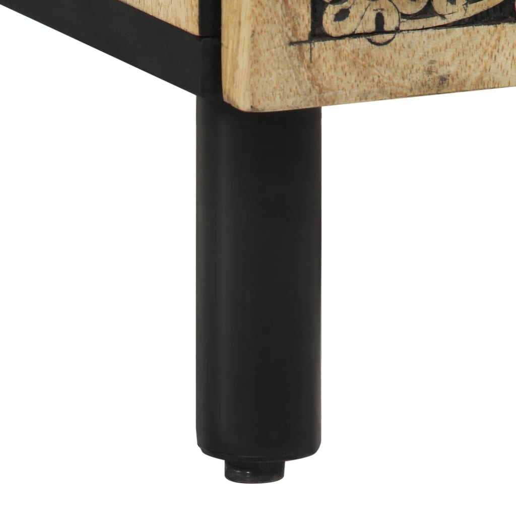 vidaXL Κομοδίνο 50 x 33 x 60 εκ. από Μασίφ Ξύλο Μάνγκο