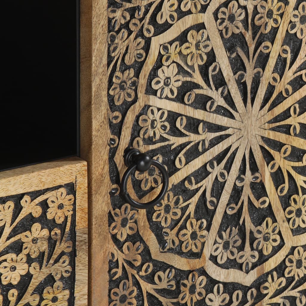 vidaXL Έπιπλο Τηλεόρασης 105 x 33 x 46 εκ. από Μασίφ Ξύλο Μάνγκο