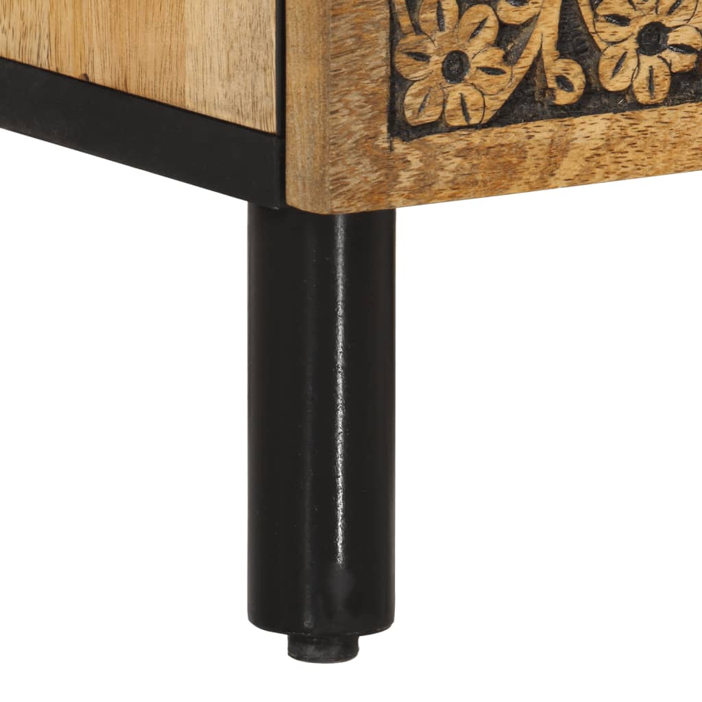 vidaXL Έπιπλο Τηλεόρασης 100 x 33 x 46 εκ. από Μασίφ Ξύλο Μάνγκο