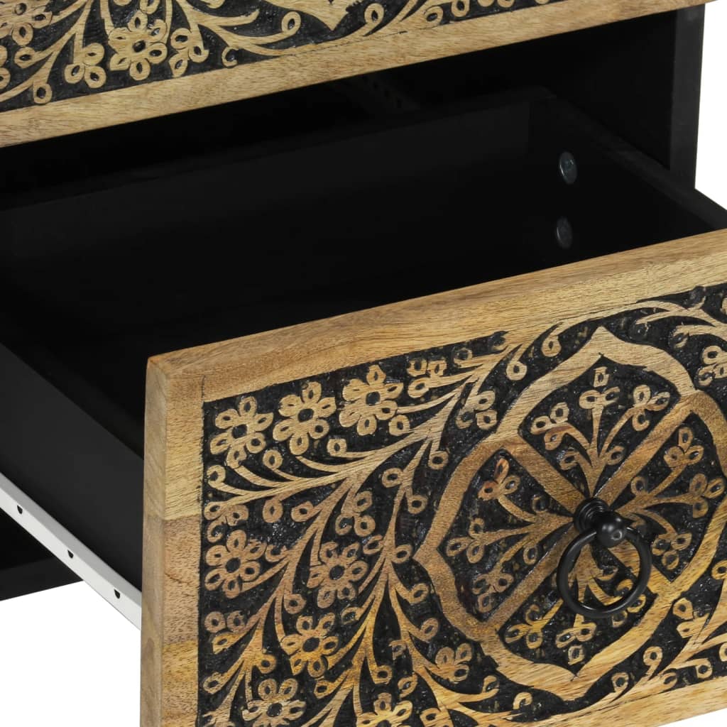 vidaXL Βοηθητικό Ντουλάπι 40 x 33 x 75 εκ. από Μασίφ Ξύλο Μάνγκο